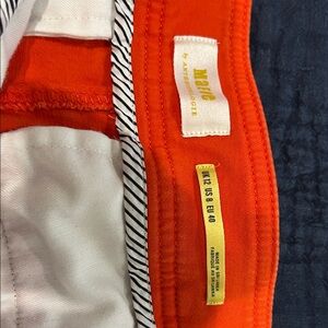 Maeve Orange Ankle & Cropped Pants